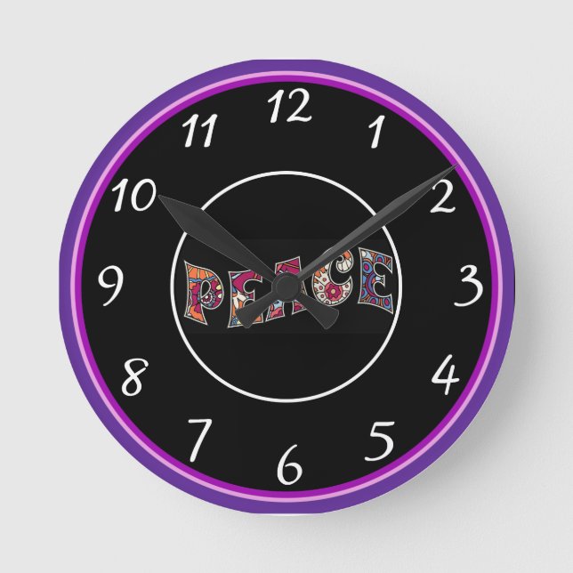 Reloj del muro de paz (Anverso)