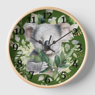 Reloj del oso australiano koala