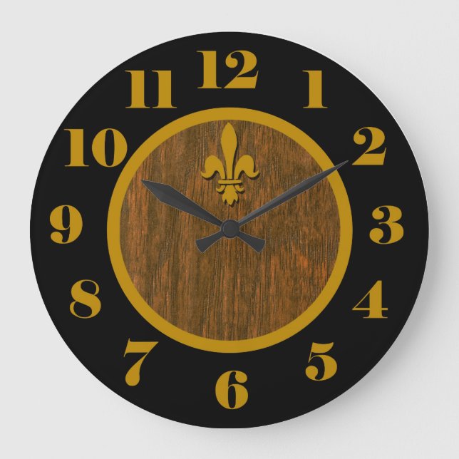 Reloj del país francés - Fleur de Lis (Anverso)