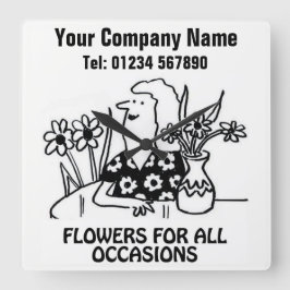 Reloj del Personalizado de Flores o Flores