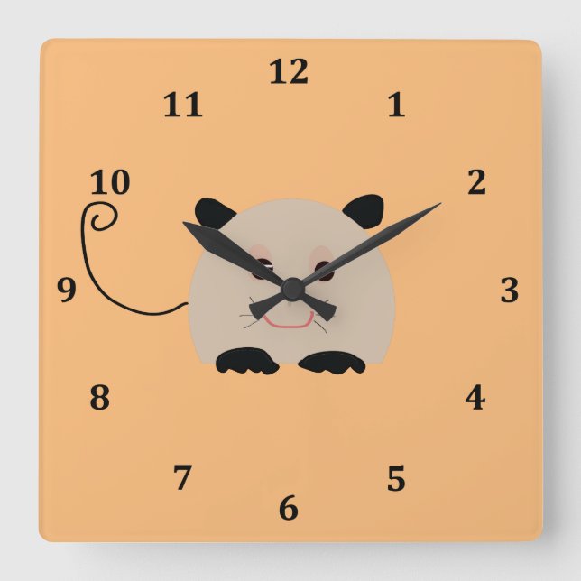 Reloj del ratón para la habitación del niño (Anverso)
