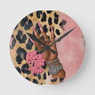 Reloj del reloj de pared del té