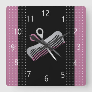 Reloj del salón de pelo