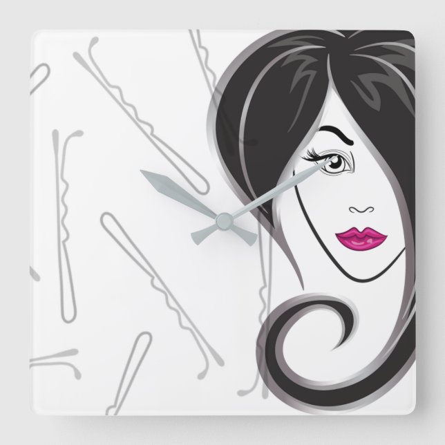 reloj del salón de pelo (Anverso)