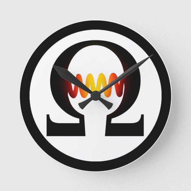 Reloj del símbolo del ohmio (Anverso)