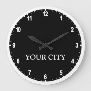 Reloj del sitio de noticias (oscuro)