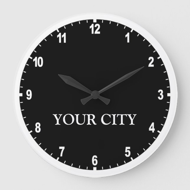 Reloj del sitio de noticias (oscuro) (Anverso)