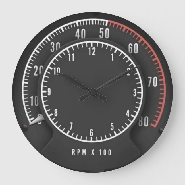 Reloj del Tic-Toc-Tacómetro (Anverso)