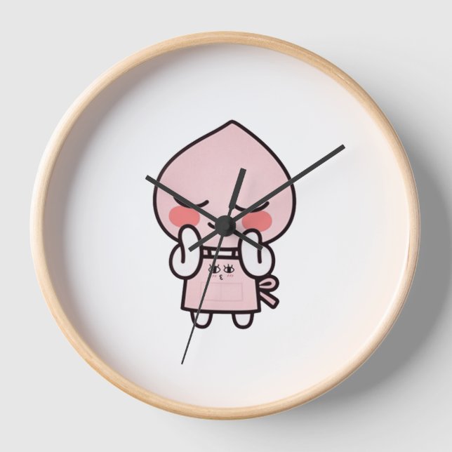 Reloj Delantal de amigos de kakao Apeach (Anverso)