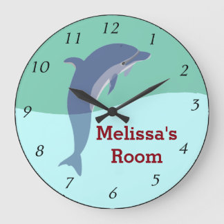 Reloj delfín de pared - Personalizado