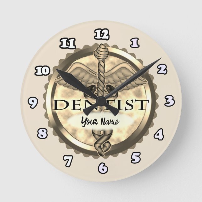 Reloj dentista de Caduco (Anverso)