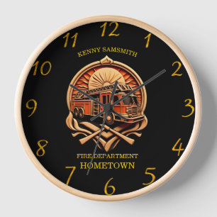 Reloj Departamento De Bomberos De Validez Y Dedicación