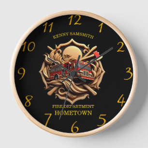 Reloj Departamento De Bomberos De Validez Y Dedicación