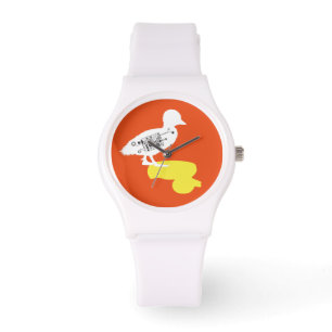 Reloj deportivo blanco de duck-Shadow Duck