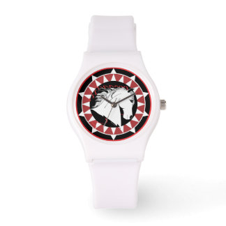 Reloj deportivo de Stallion blanco