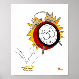 Reloj despertador del arte fiscal 1040 Contador