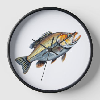Reloj Detailed Illustration of an Australian Bass Fish