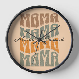 Reloj Día de la Madre Color natural de la mamá Los niños
