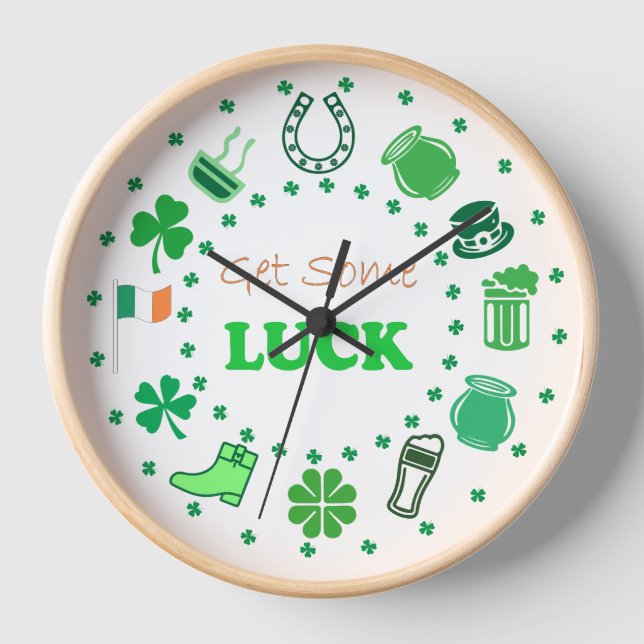 Reloj Día de San Patricio (Anverso)