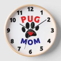 Dibujo de mamá de pug