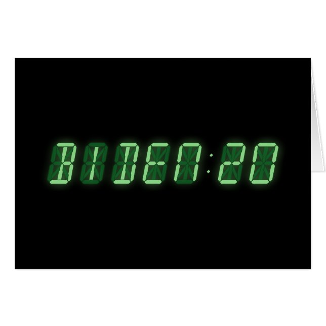 Reloj digital Joe Biden 2020 (Anverso (Horizontal))