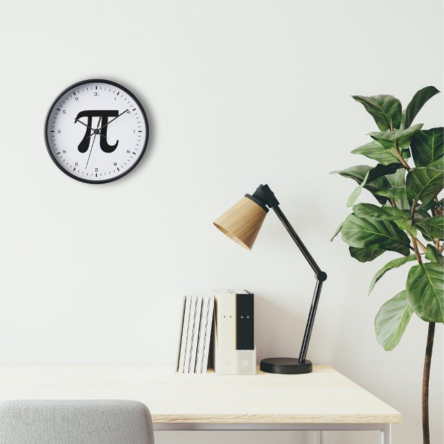 Reloj Dígitos negros de Math Pi Day (Subido por el creador)