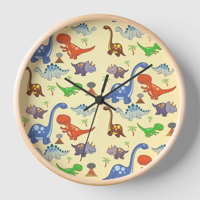 Reloj Dino World Wall Clock (Anverso)