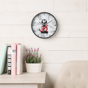Reloj Dios hindú Shiva Om Namah Shivay con Tridente OM