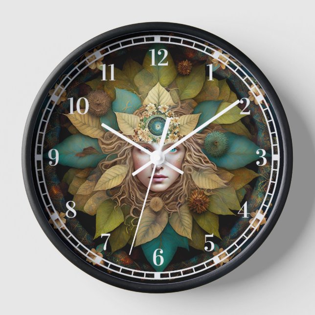 Reloj Diosa de la naturaleza Mandala (Anverso)
