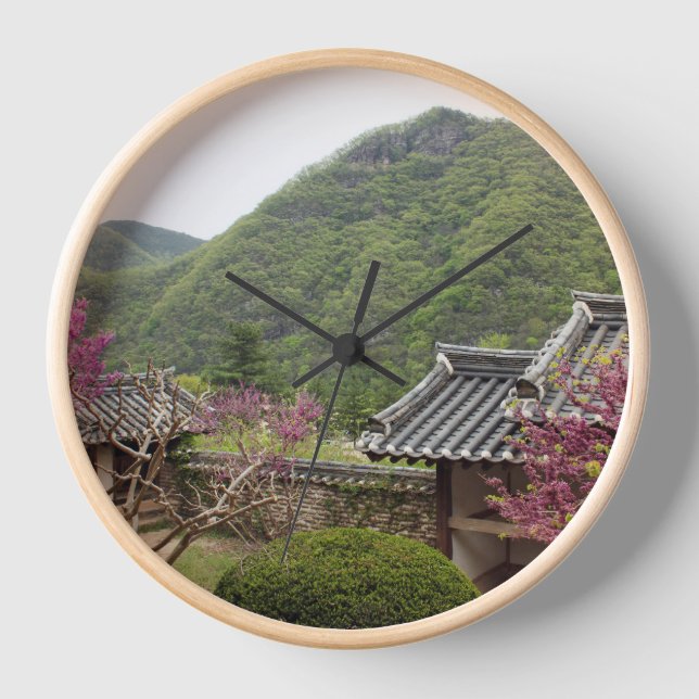 Reloj Diseñado con una fotografía de Corea del Sur, Natu (Anverso)