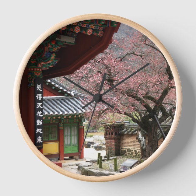 Reloj Diseñado con una fotografía de Corea del Sur, Natu (Anverso)