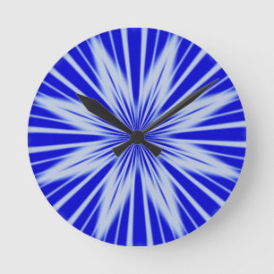 Reloj diseñado por estrellas puntiagudas