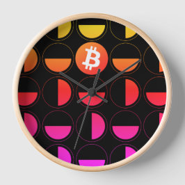 Reloj Diseñador de bitcoin