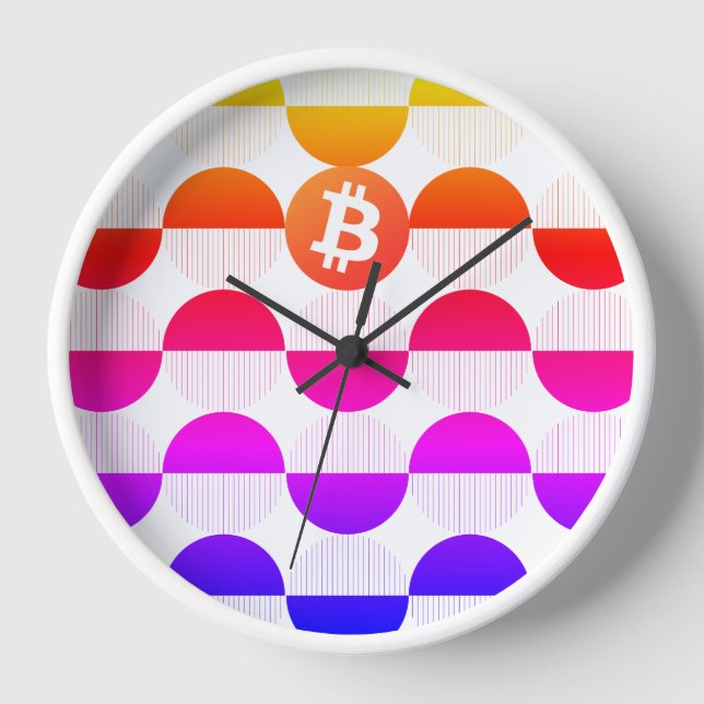 Reloj Diseñador de bitcoin (Anverso)