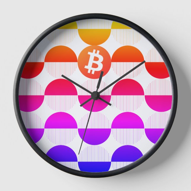 Reloj Diseñador de bitcoin (Anverso)