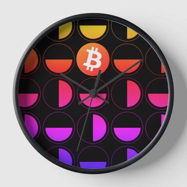 Reloj Diseñador de bitcoin (Anverso)