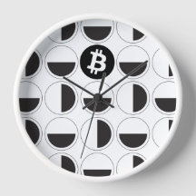 Diseñador de bitcoin en blanco y negro