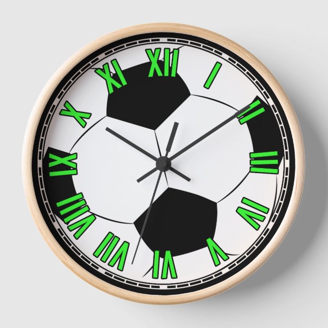 Reloj Diseño de fútbol/fútbol (Anverso)