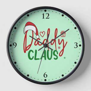 Reloj Diseño de Navidad de Papá Noel