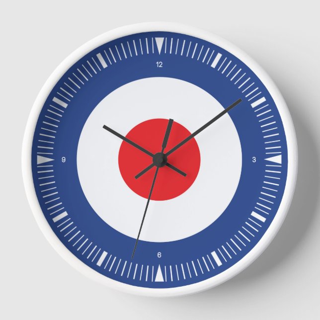 Reloj Diseño de redondeo de objetivo de Mod (Anverso)