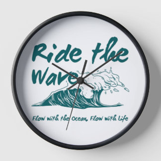 Reloj Diseño de surf Ride the Wave