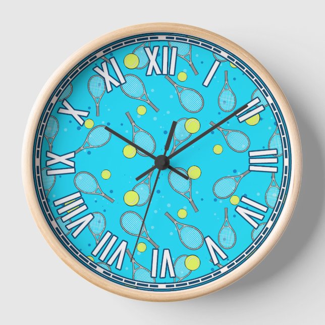Reloj Diseño de tenis (Anverso)
