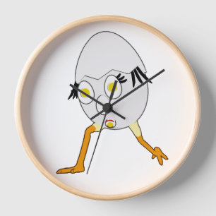 Reloj Diseño divertido del personaje de huevo RG y RA