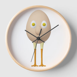 Reloj Diseño divertido del personaje de huevo RG y RA