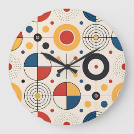 Reloj diseño geométrico
