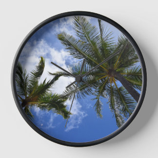 Reloj Diseño Palm tropical