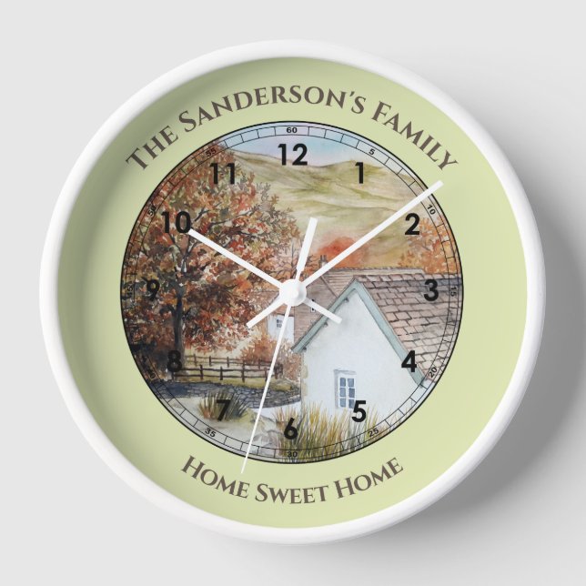 Reloj Distrito de Lago Buttermere de otoño (Anverso)