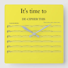 Reloj divertido de los organizadores