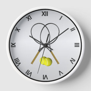 Reloj Doble Tenis Plata