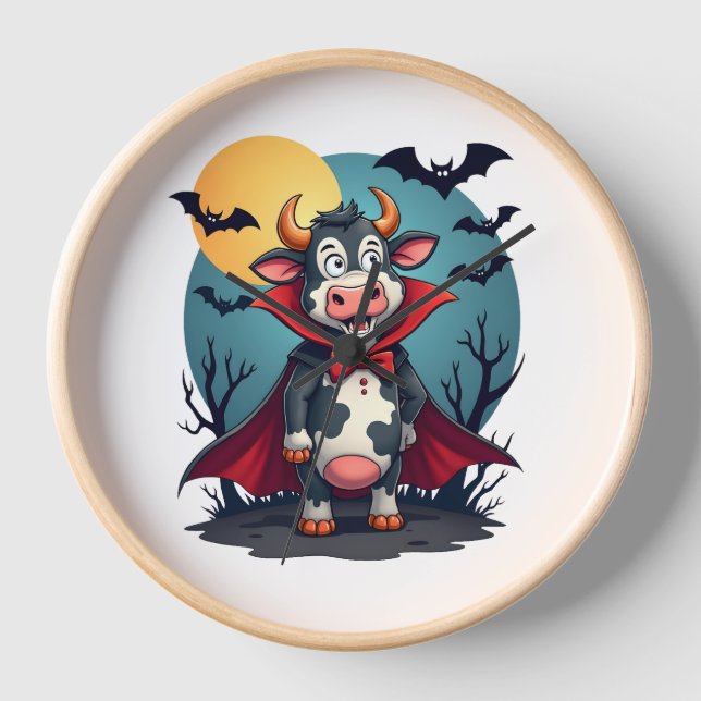 Reloj Drácula de vaca sube (Anverso)